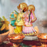 Multicolored Marble Radha Krishna - The Earth Store - God Statue